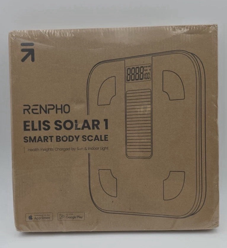 RENPHO Smart Scale for Body Weight, 8Electrode Body Composition Scale Elis Solar