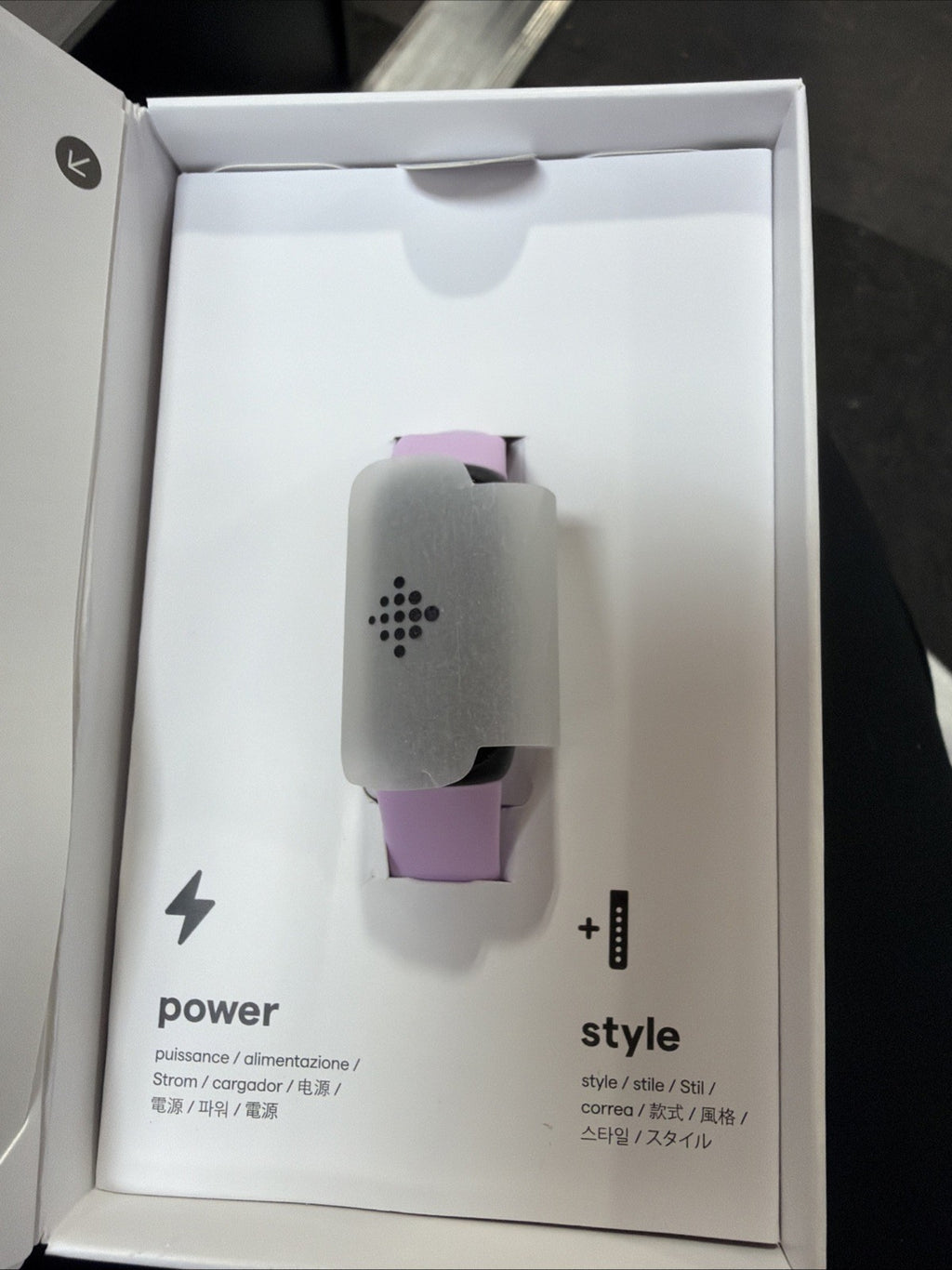 Fitbit Inspire 3 Lilac Silicon Strap Activity Tracker Purple Open Box