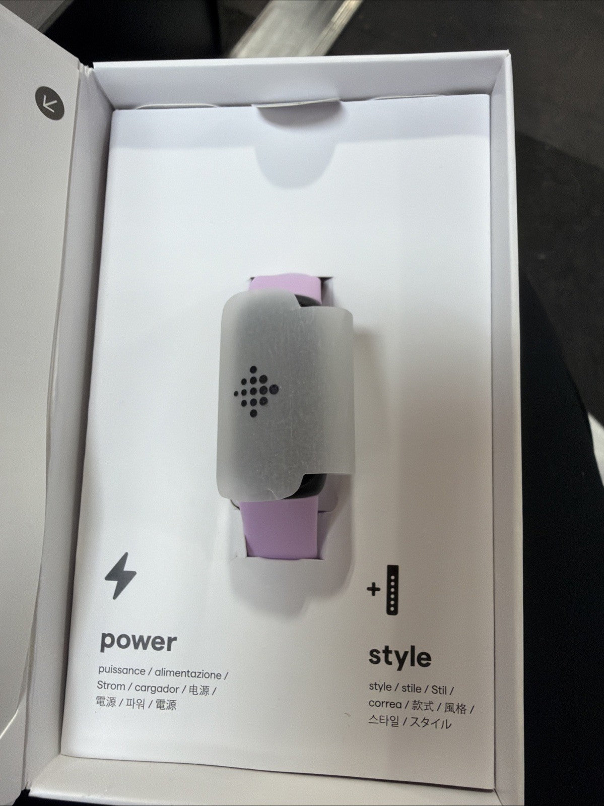Fitbit Inspire 3 Lilac Silicon Strap Activity Tracker Purple Open Box