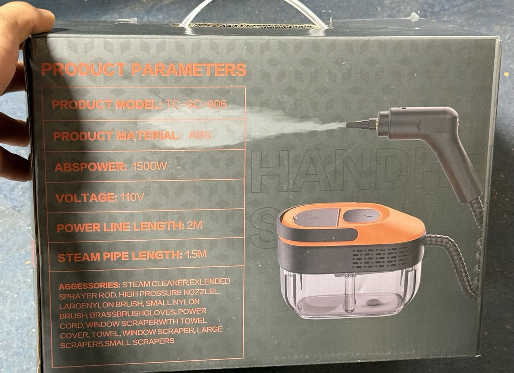 Handheld Steam Cleaner TC-SC-006 1500W 1600ml 110V Corded High Temp