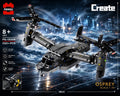 Building Blocks Sets MOC Military Osprey Helicopter Bricks Kids Toys Model 13003