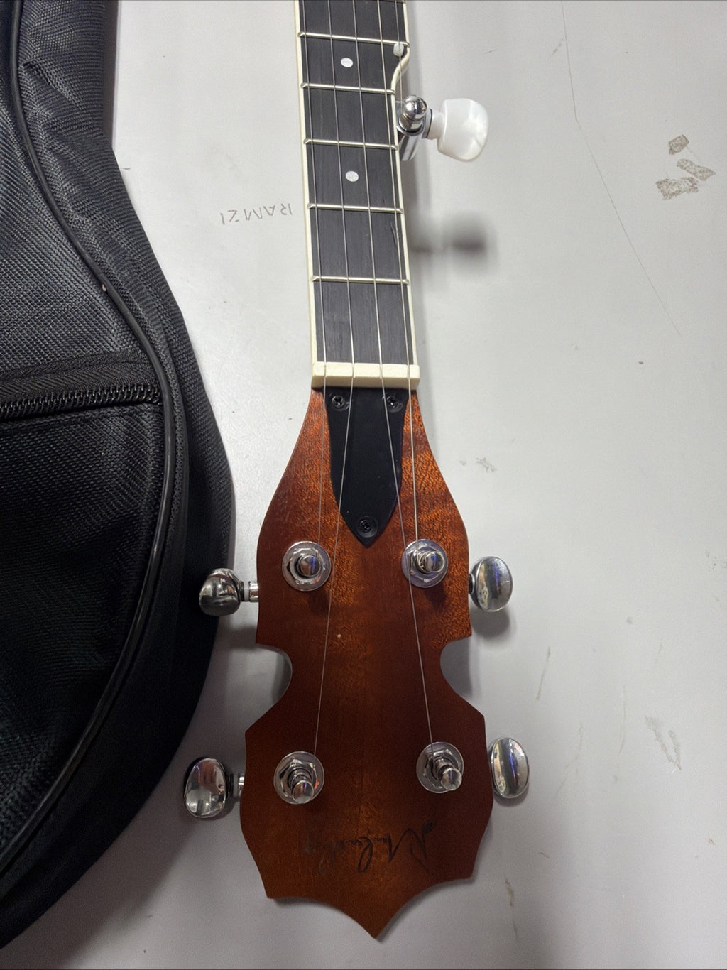 MULUCKY  5-String Resonator Banjo with 22 Frets, Remo Head & Padded Gig Bag