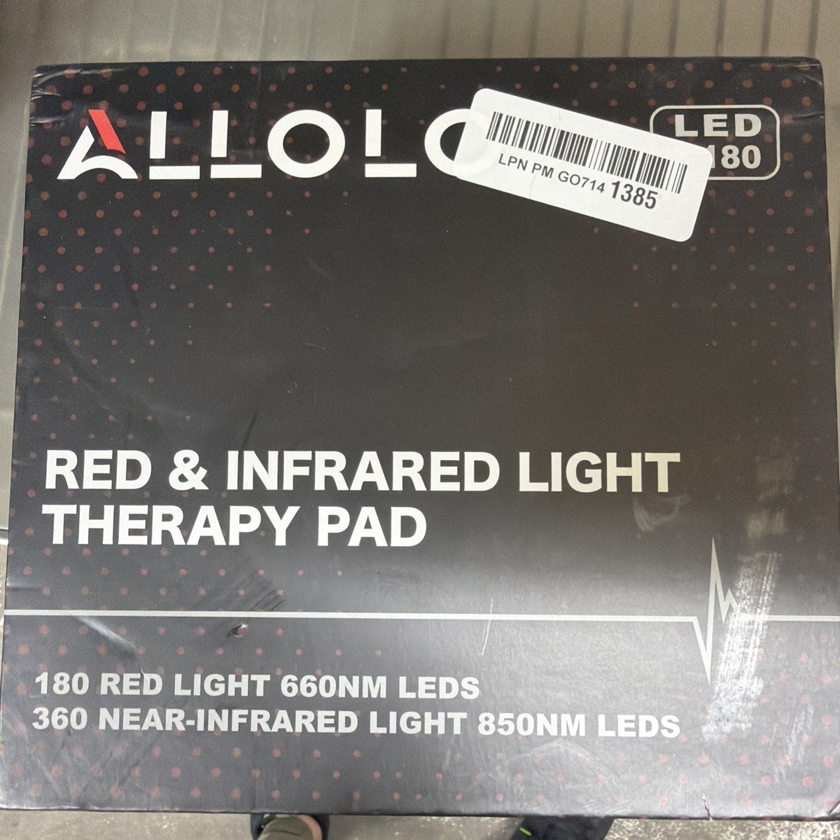 ALLOLO Red Light Therapy Belt, 39"*7.7" Large Area with 180pcs 3-in-1 LEDs 660nm