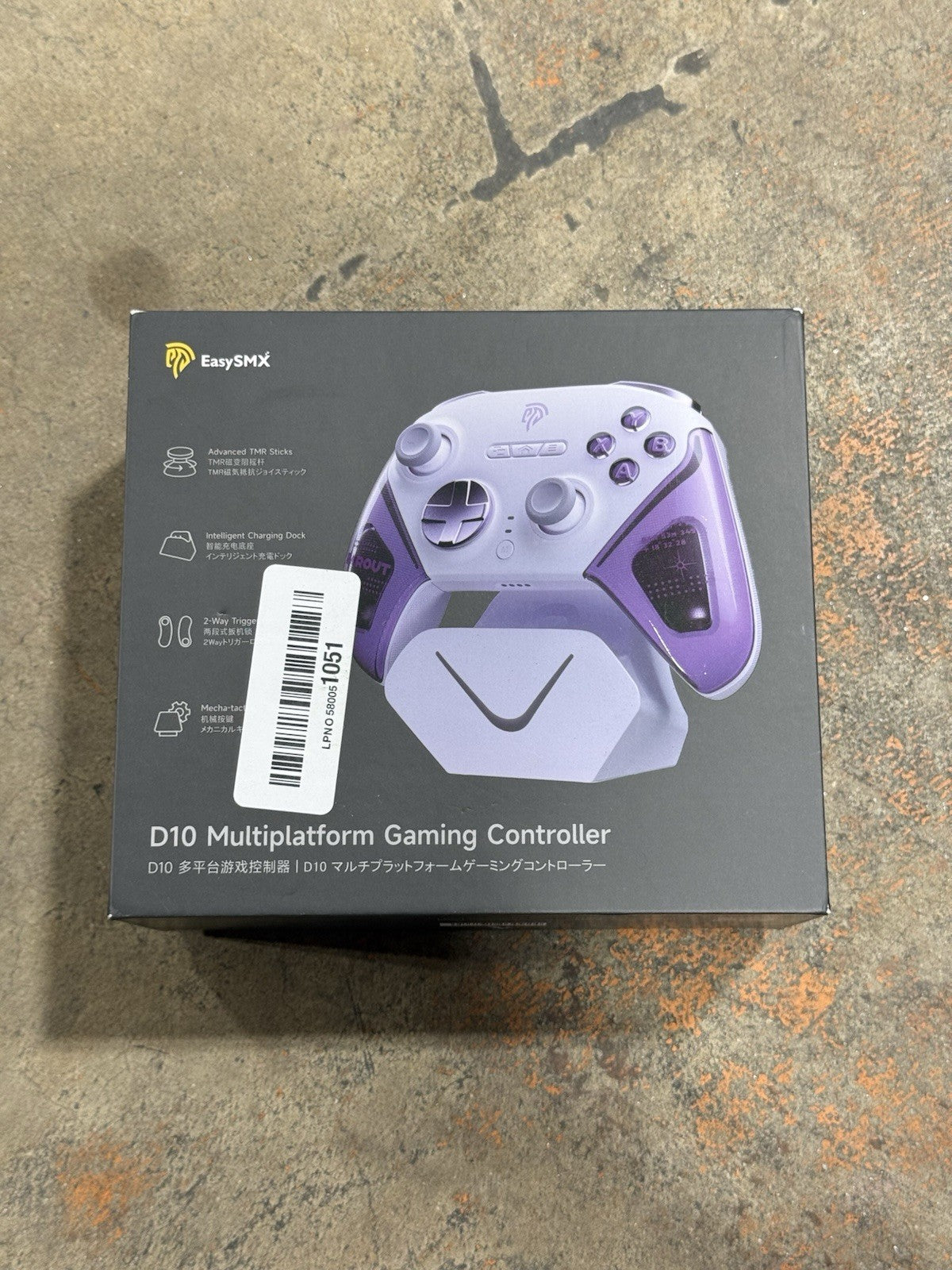 EasySMX D10 Multiplatform Gaming Controller PC Switch iOS Android Wireless Dock