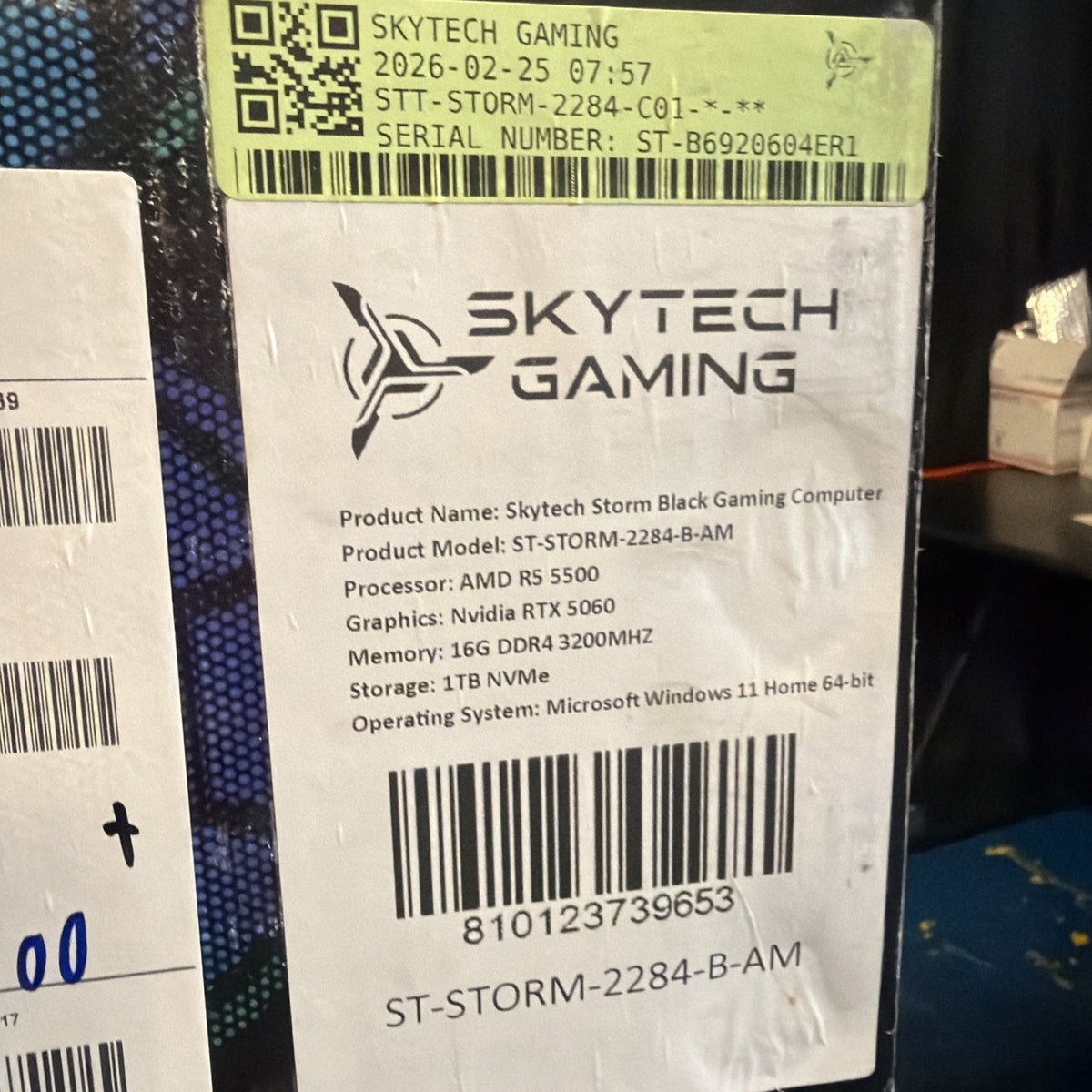 5Skytech Storm Gaming Tower features - AMD Ryzen™ 5 5600G 3.9 GHz (Max Turbo 4.4
