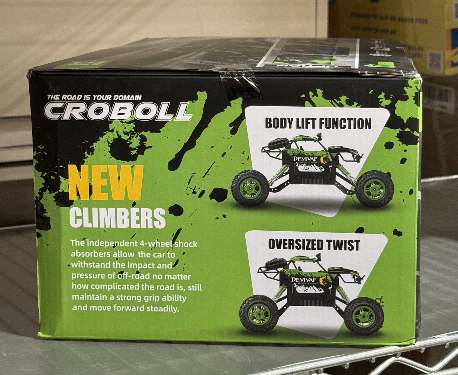 New CROBOLL 1:12 Large RC Car with Lifting Function, 4WD RTR