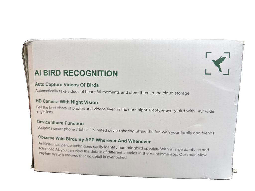 Smart Bird Feeder Camera Model FB-A01 Smart Bird Feeder
