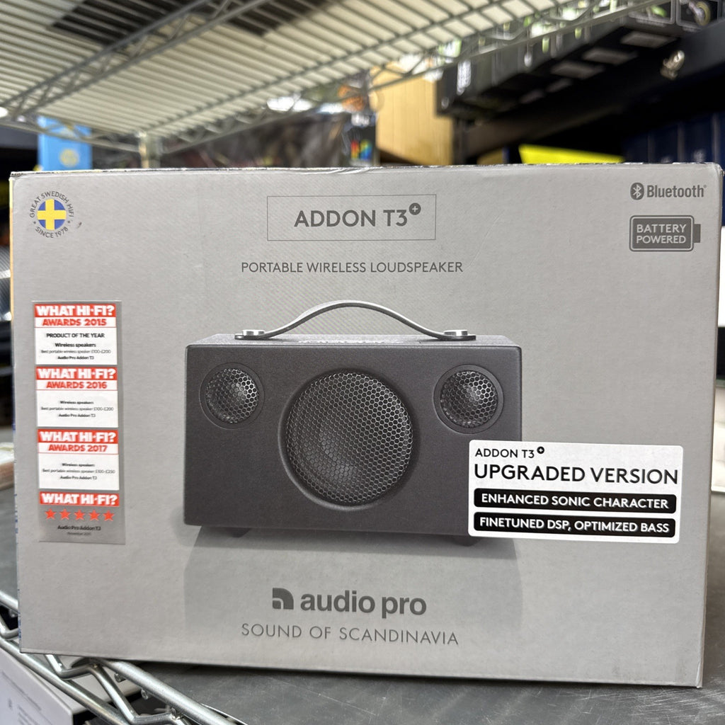 AUDIO PRO Addon T3 Bluetooth  Portable black Speaker. New￼