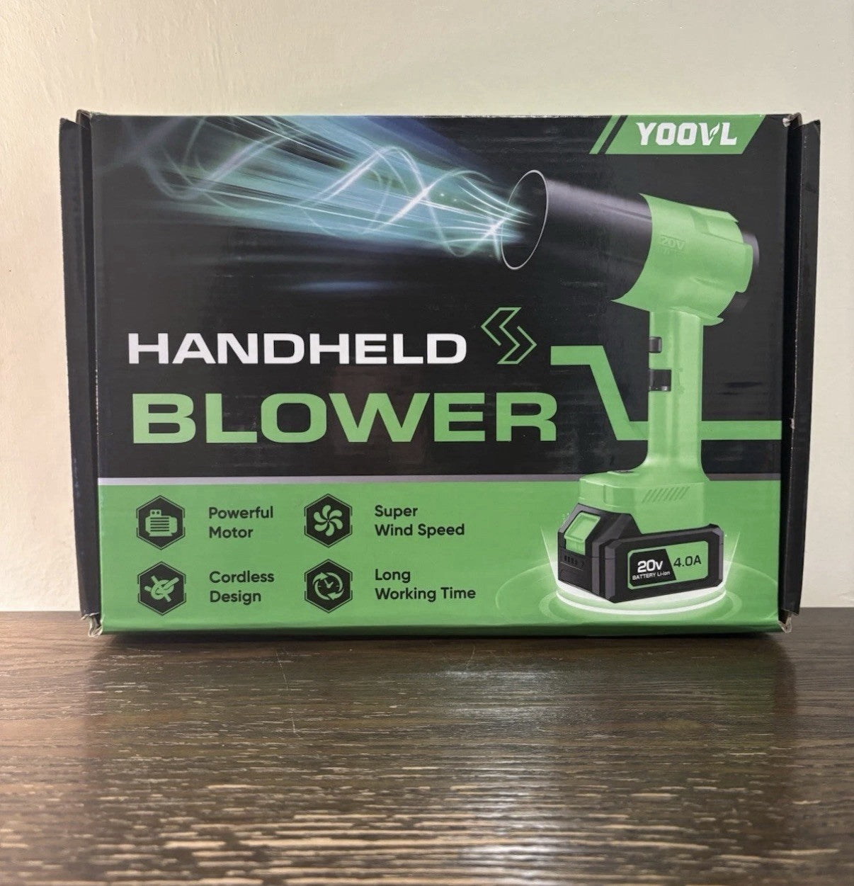 Yoovl Handheld Cordless Leaf Blower