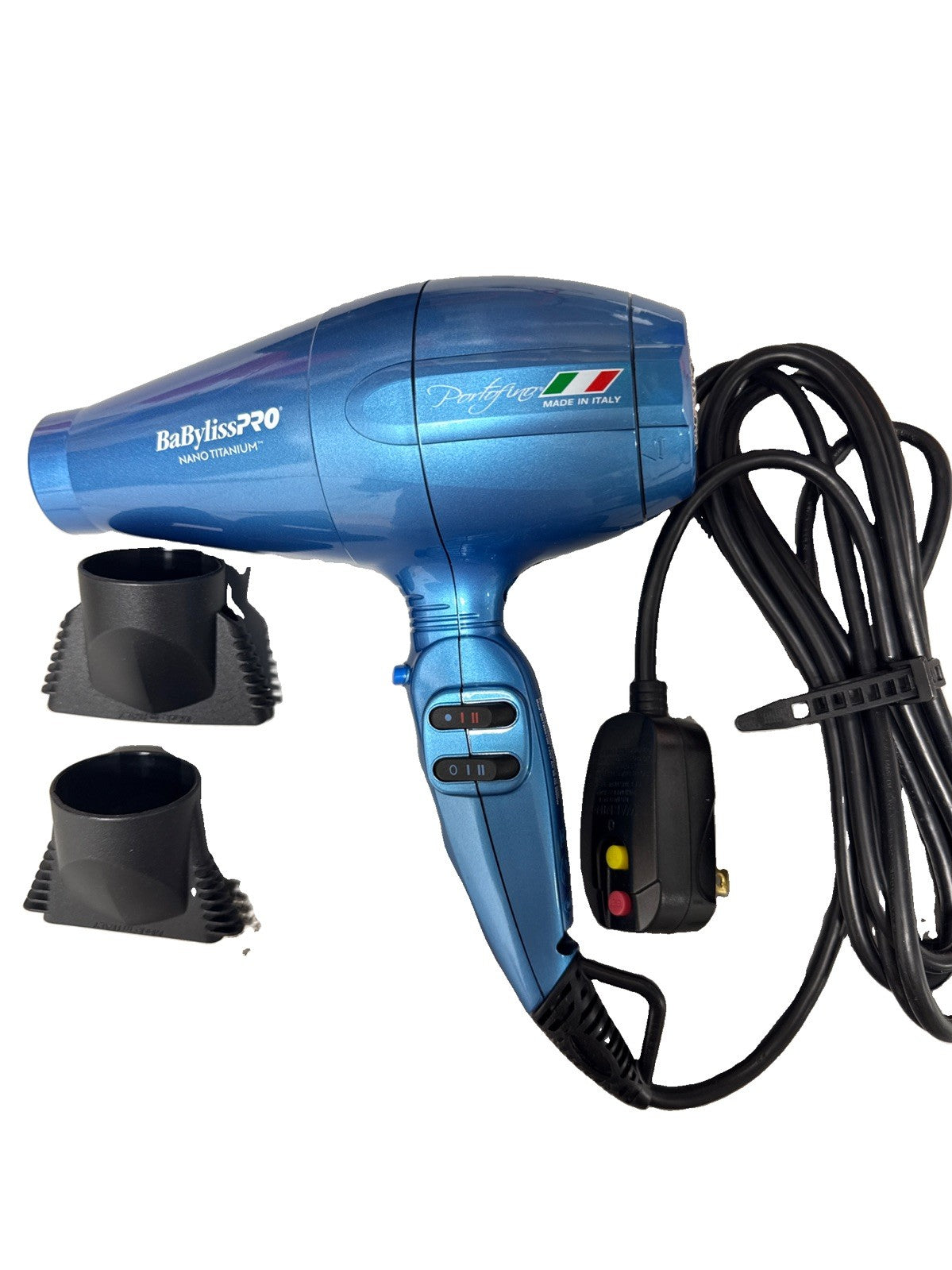 BaByliss Hair Dryer Blue Nano Titanium Portofino 2000W BABNTB6610N Salon