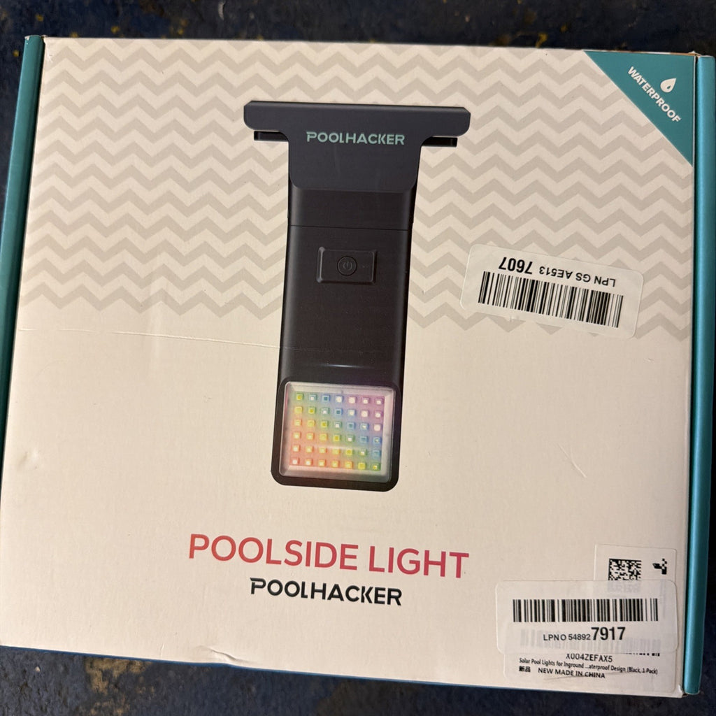 Solar Pool Lights for Inground & Above Ground Pool, 10-Color 4-Mode LED Pool Lig