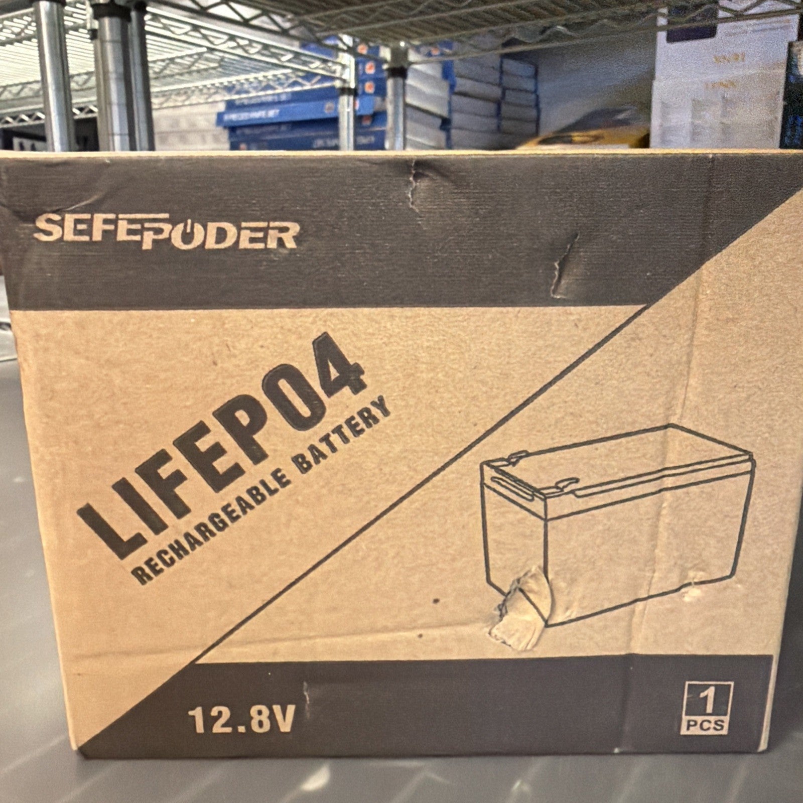 12V 15Ah LiFePO4 Deep Cycle Battery, 2000+ Cycles Rechargeable Battery...
