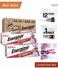 AA AAA Battery Pack 48 Count Alkaline Long-Lasting Power for Devices