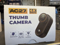 AC27 Thumb Action Camera 4K Ultra HD Wi‑Fi, Black, 1.1 in Screen
