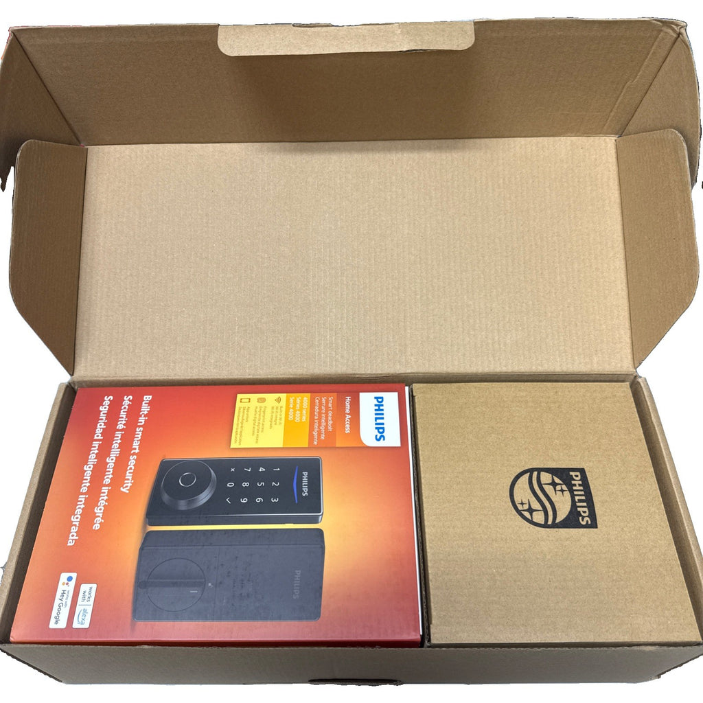 Philips 4200 Smart WiFi Fingerprint Keypad Deadbolt Door Lock with Lever DDL242X