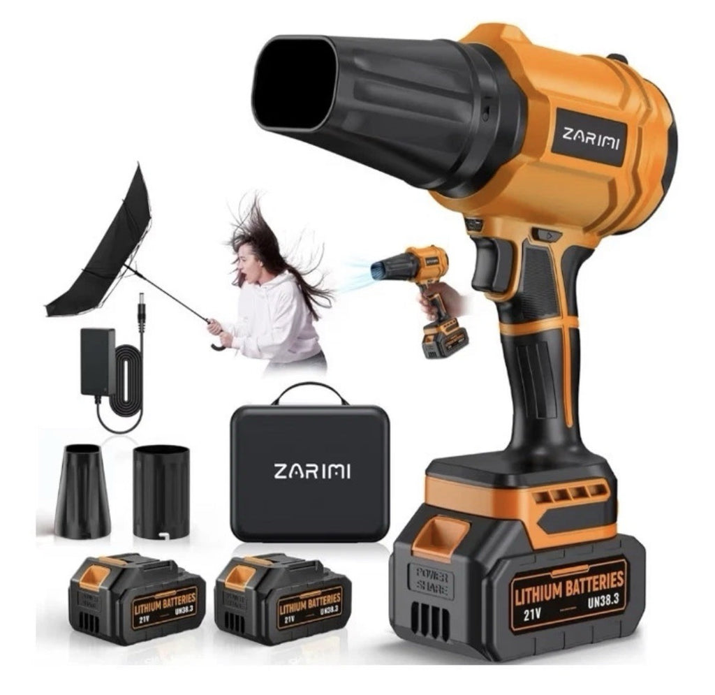 Cordless Leaf Blower, 980,000 RPM Handheld Leaf Blower with 2 X 4.0Ah Batteries
