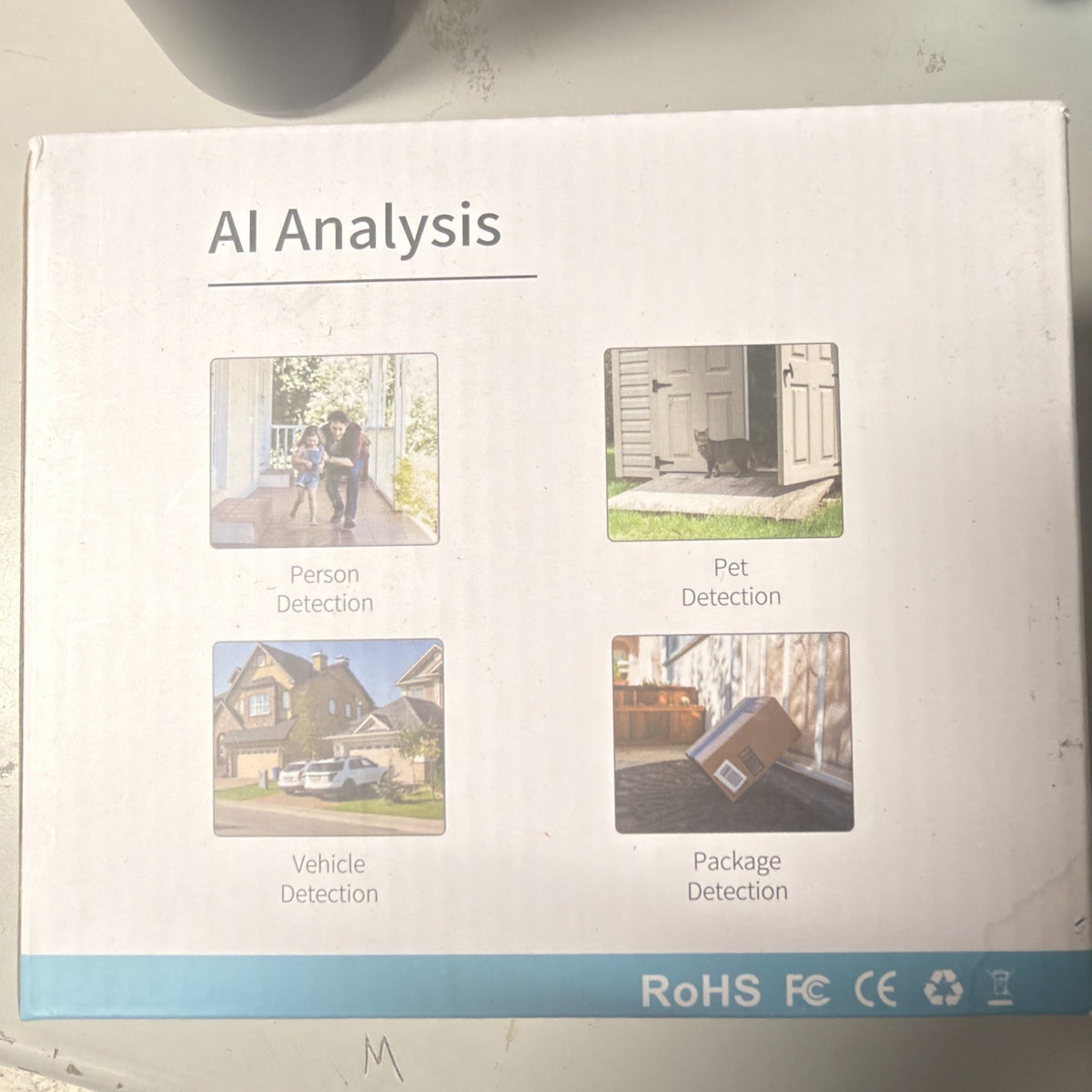 4PK Smart AI Battery Wireless Camera 2K, Battery Powered Wifi Ai Motion Detecti