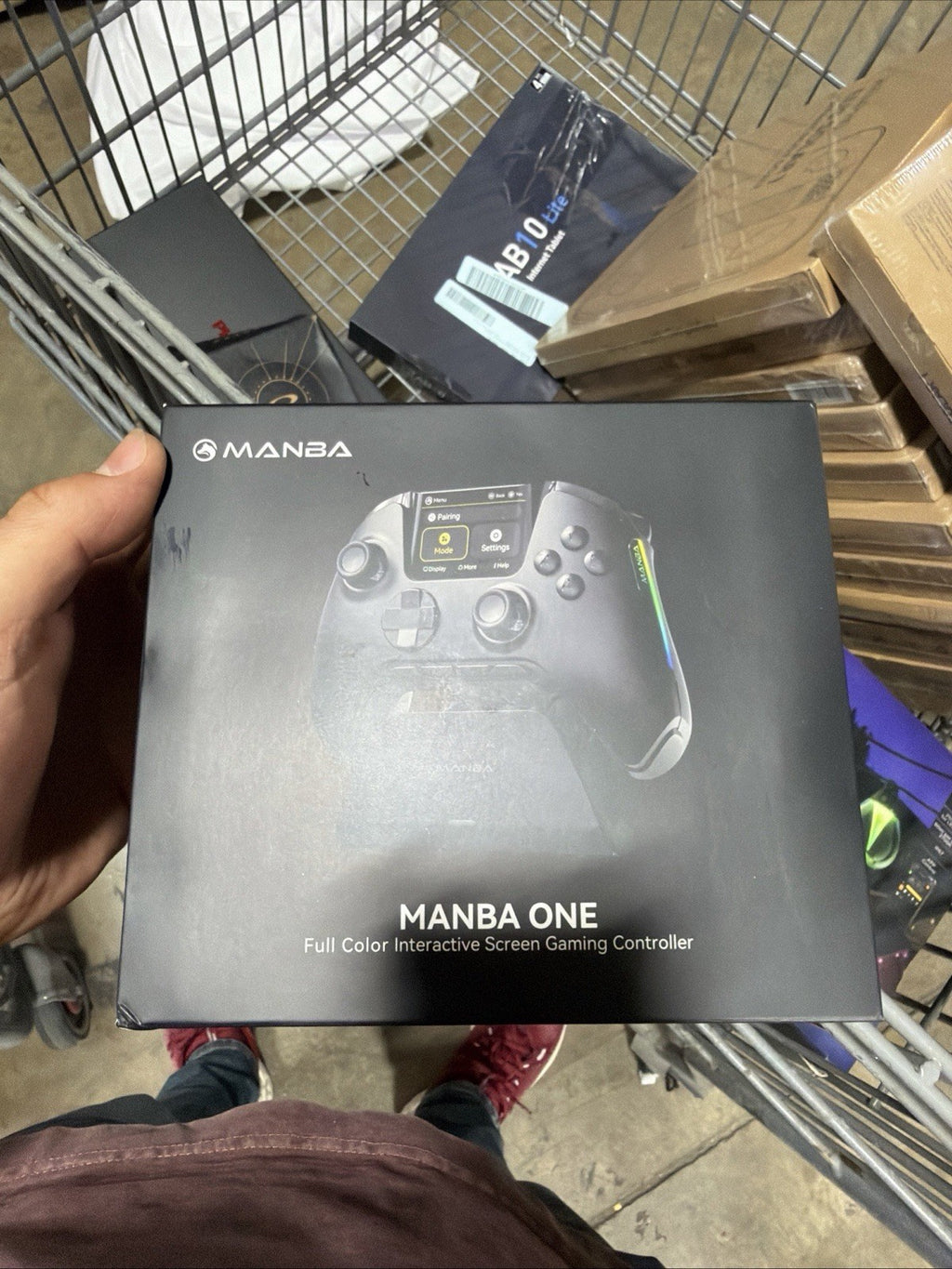 Manba One Wireless Gaming Controller Full Color LED Screen PC/Switch/iOS/Android