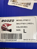 MODEL:FF601-2SKU: FF601-2-RED-LCOLOR:RED Helmet White/Red