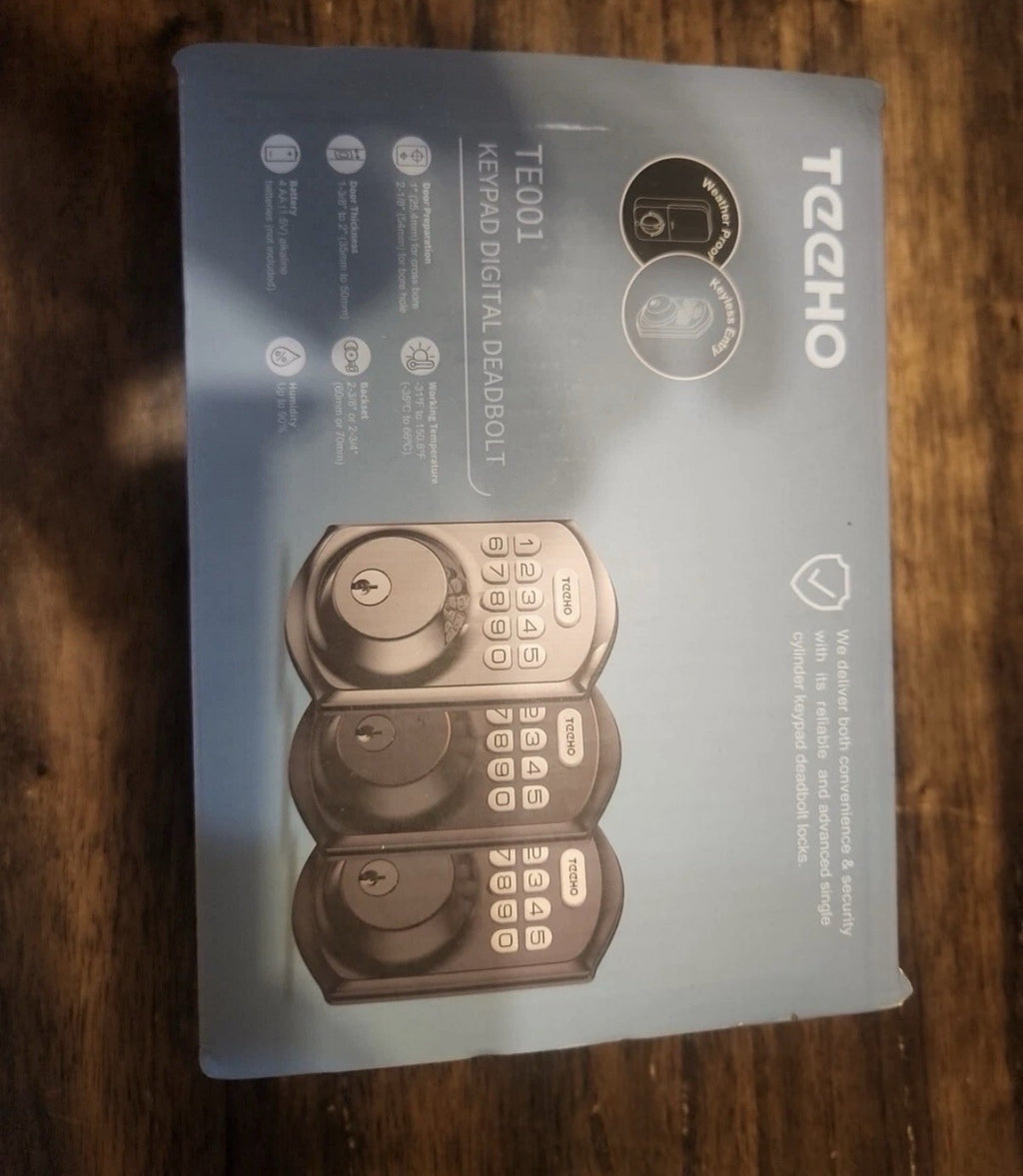 teeho te001 keypad digital deadbolt