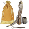 Viking Drinking Horn-Set of 4| Viking Gift for Men and Women| Unique & Hand Craf
