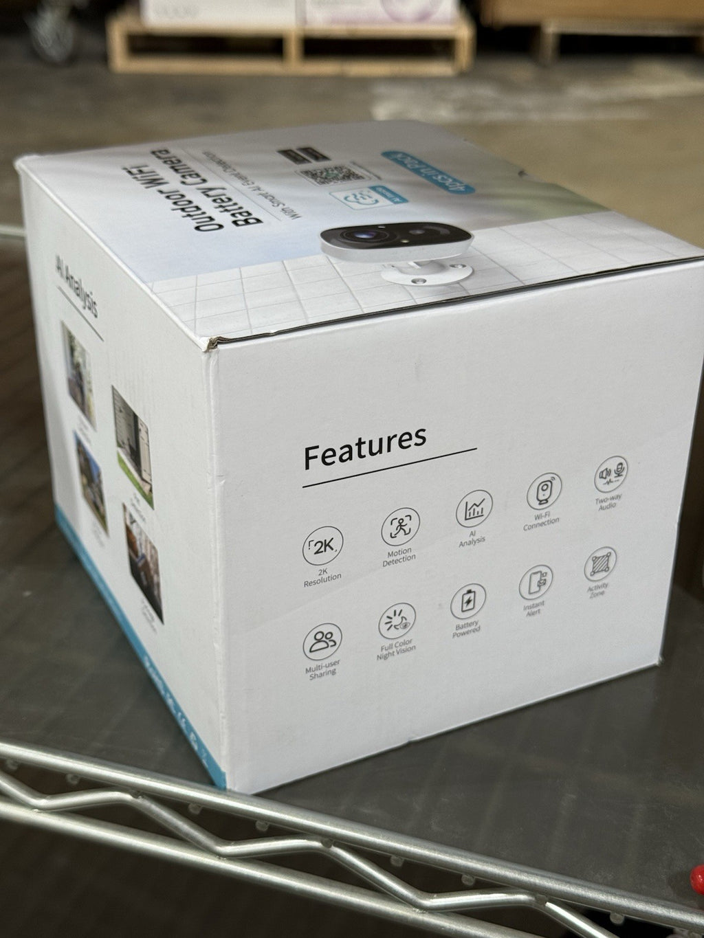 GMK 2K Resolution Outdoor Security Camera With Motion Detection (4 Pack)
