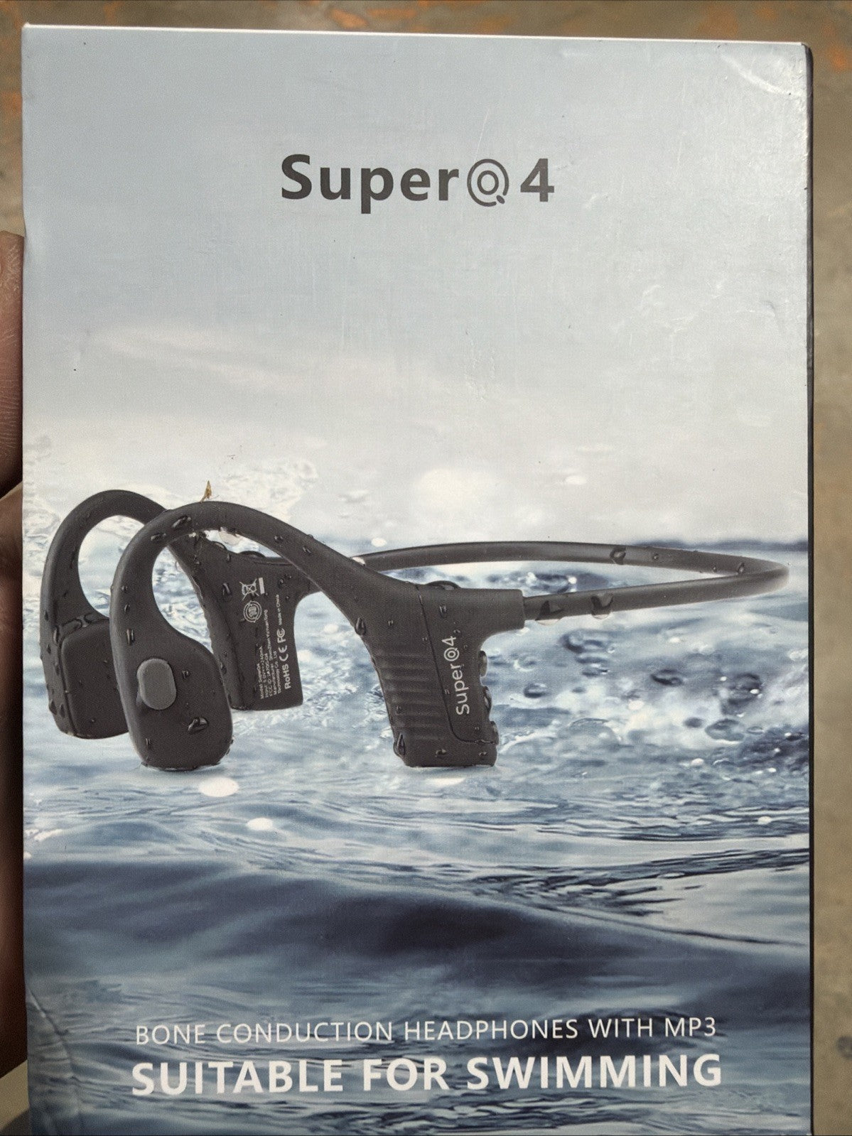 SuperQ 4 YouthWhisper Bone Conduction Wireless Bluetooth Headphones Black