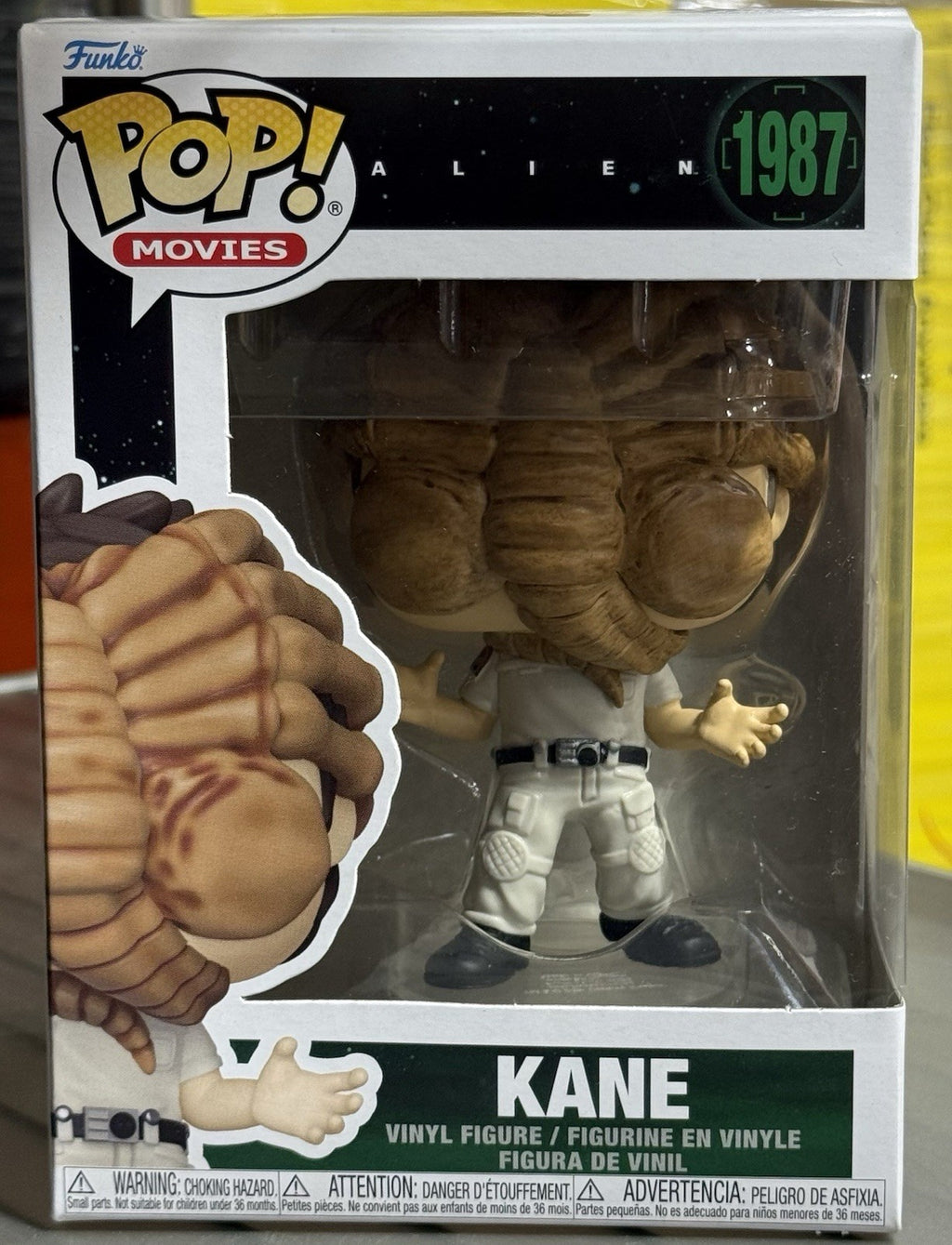 Funko Pop! Alien - Kane with Face Hugger #1987 (Common) with Protector - New