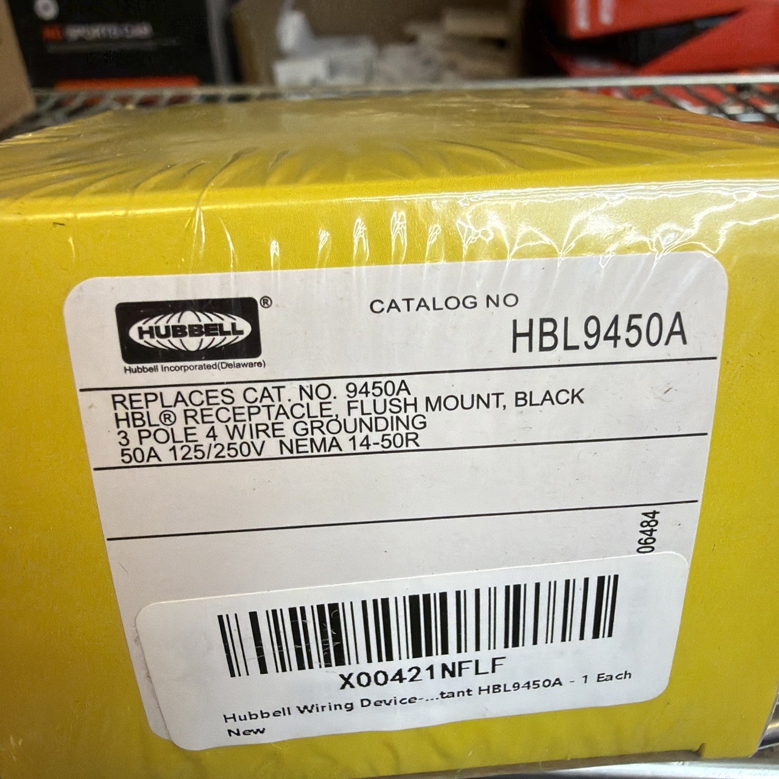 Hubbell Lighting 60A 3P 125/250V Receptacle 9460A - Free Shipping + Geniune OEM
