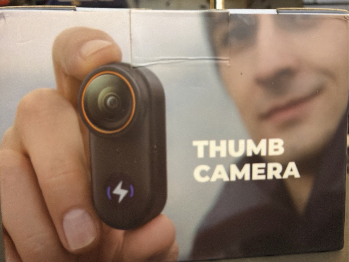 AC27 Thumb Action Camera 4K Ultra HD Wi‑Fi, Black, 1.1 in Screen