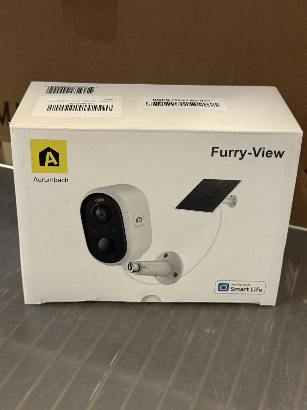 Aurumbach Furry View Solar Powered Outdoor Security Camera