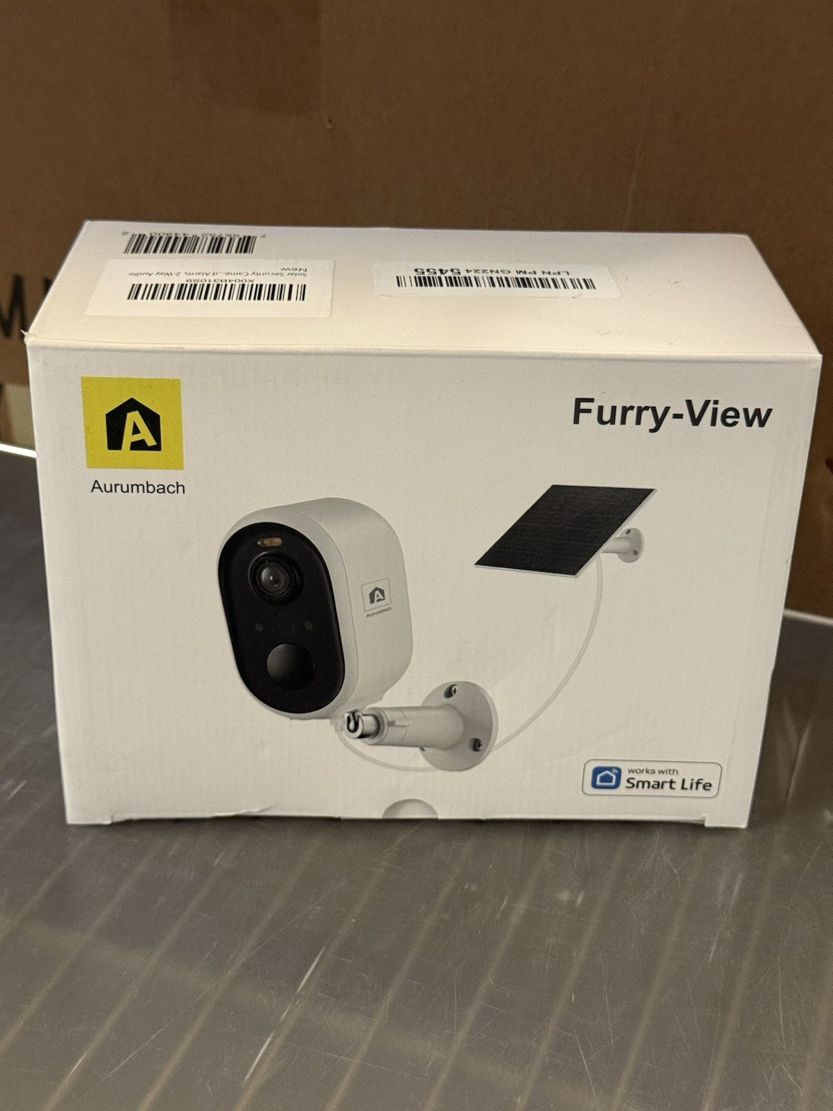 Aurumbach Furry View Solar Powered Outdoor Security Camera