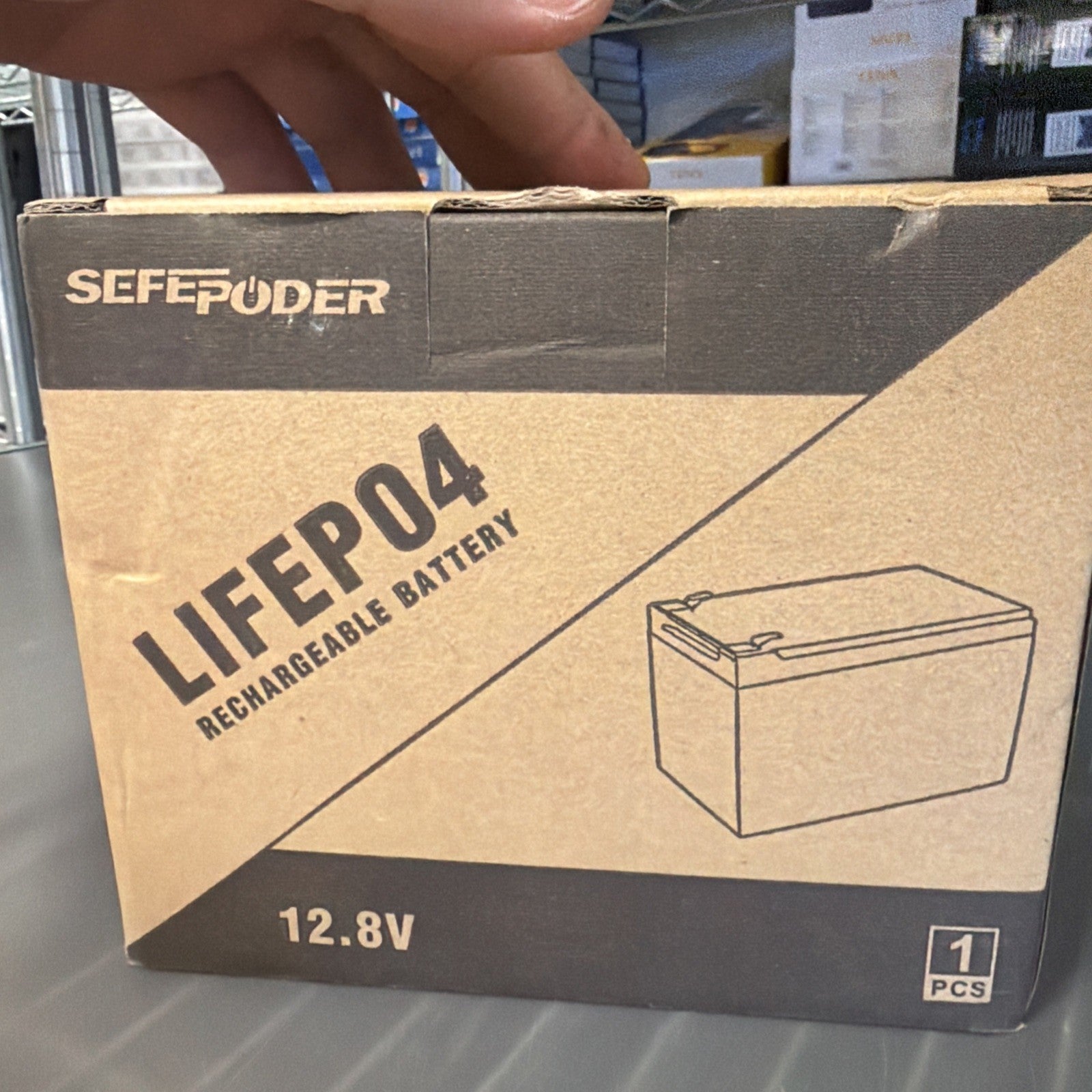 12V 15Ah LiFePO4 Deep Cycle Battery, 2000+ Cycles Rechargeable Battery...