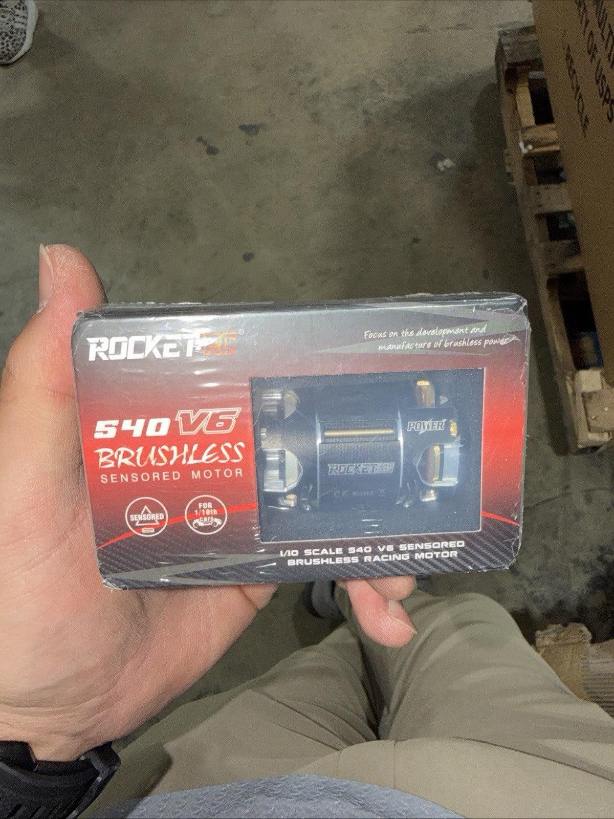 RocketRC 540 V6 Brushless Sensored Motor for 1/10 RC Cars High Performance