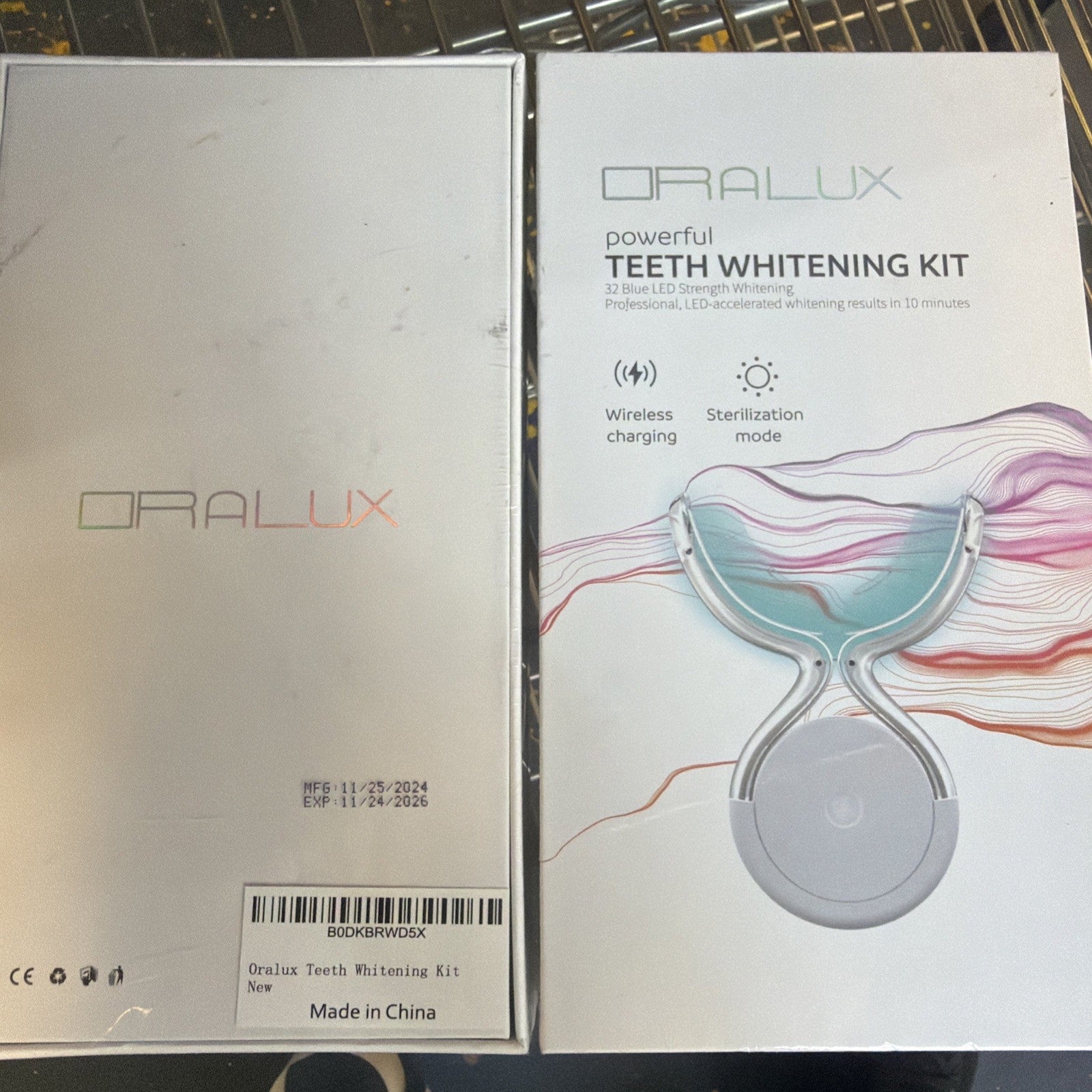 Oralux 32 Blue LED Teeth Whitening Light with Mouth Tray NEW
