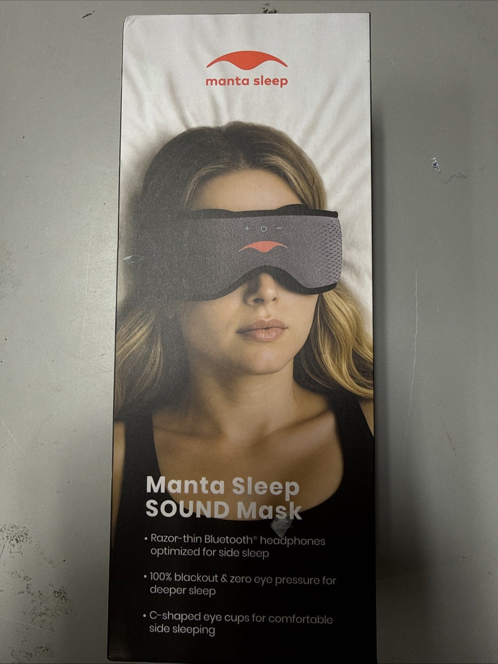 Manta Sound Sleep Mask with Bluetooth - Open Box