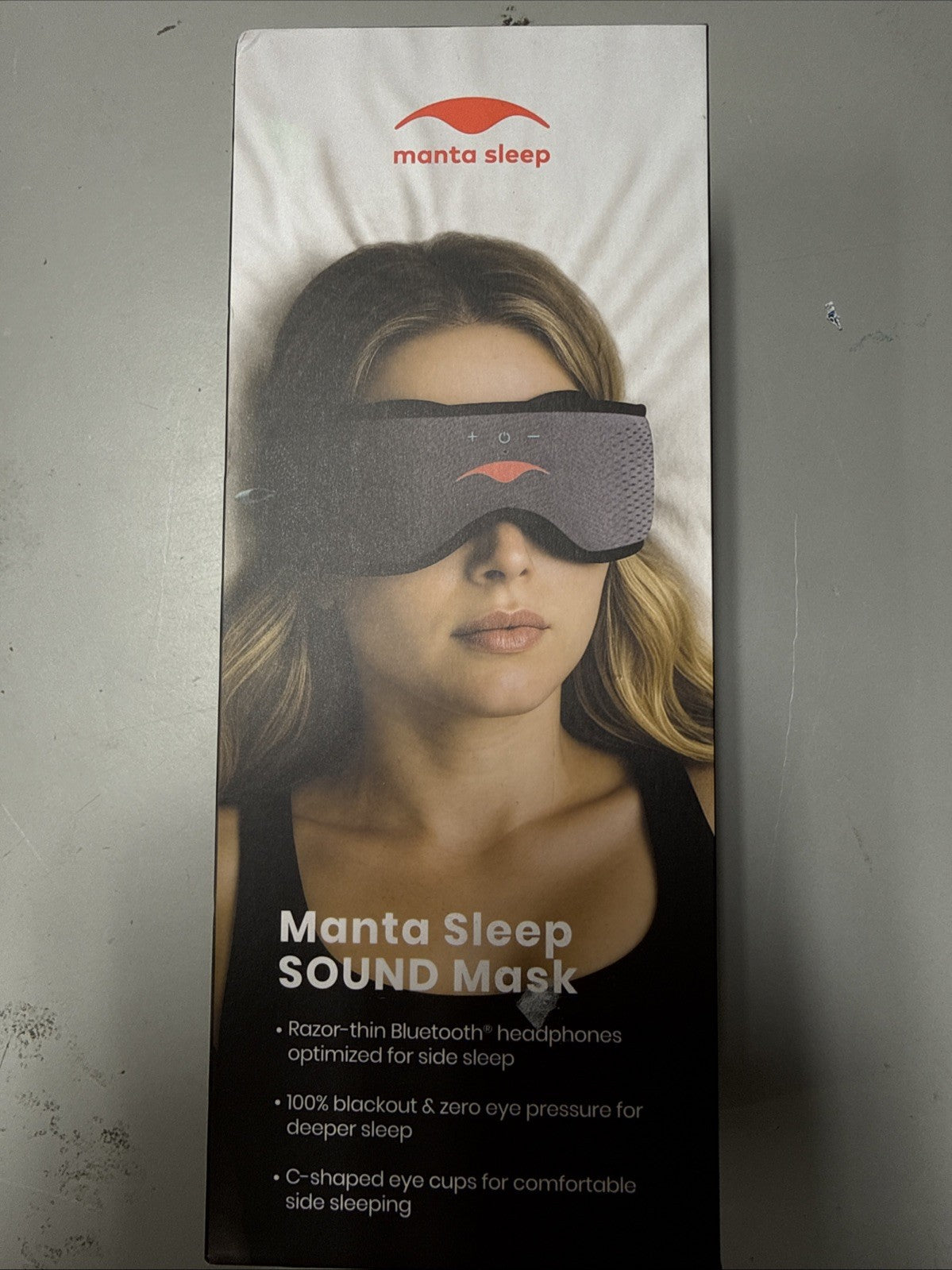 Manta Sound Sleep Mask with Bluetooth - Open Box