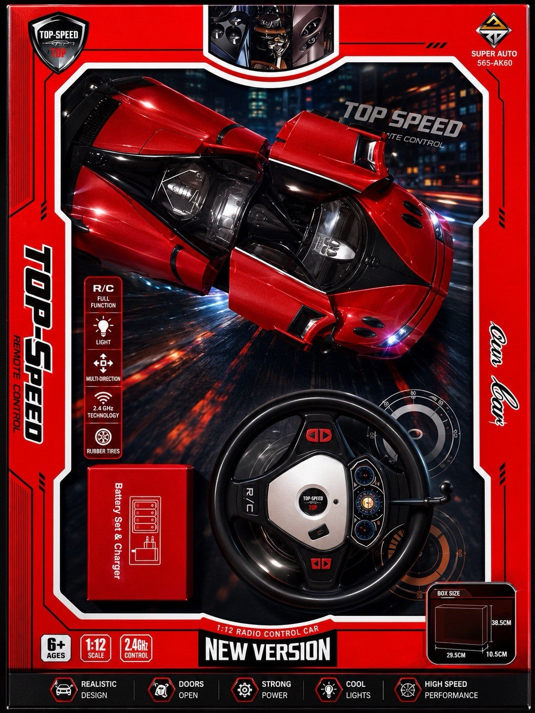Remote Control Sports Car with Gravity Sensor Steering RC Car