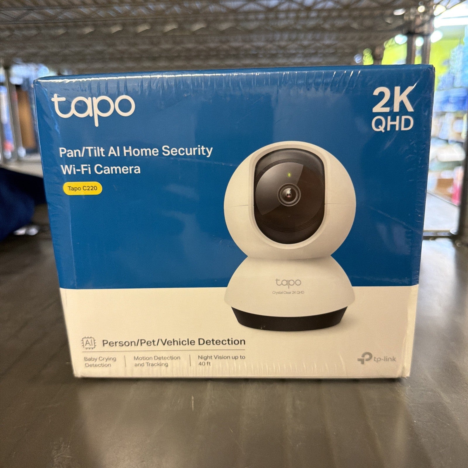 Tapo 2K QHD Pan/Tilt Security Camera C220 For Pet Camera/Baby Monitor TP Link