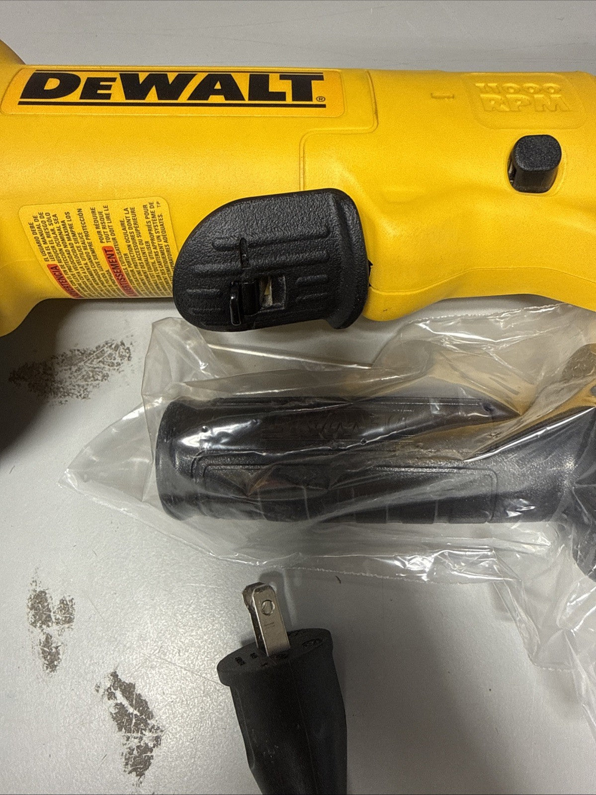 DEWALT 4.5 In. Small Angle Paddle Switch Grinder with Brake and No-Lock...