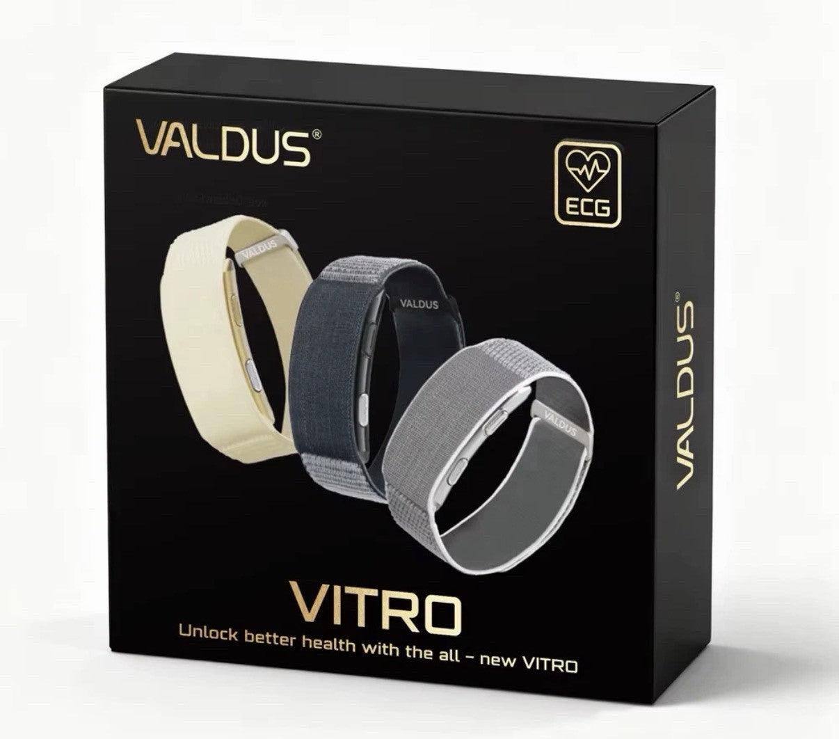 Original ￼Valdus Vitro No Screen Smart Bracelet ECG HR BP Fitness Waterproof