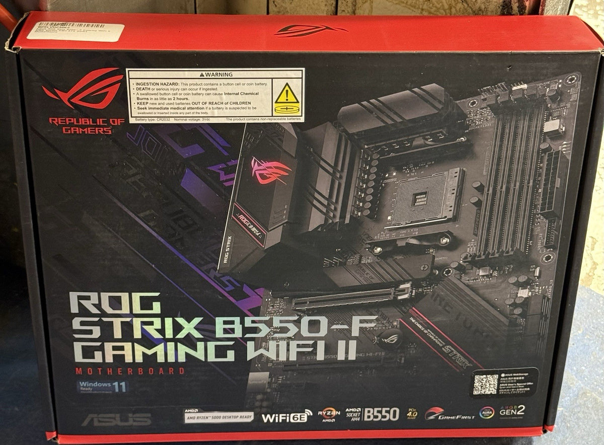 Asus Rog Strix B550-F Gaming Motherboard WIFI  New