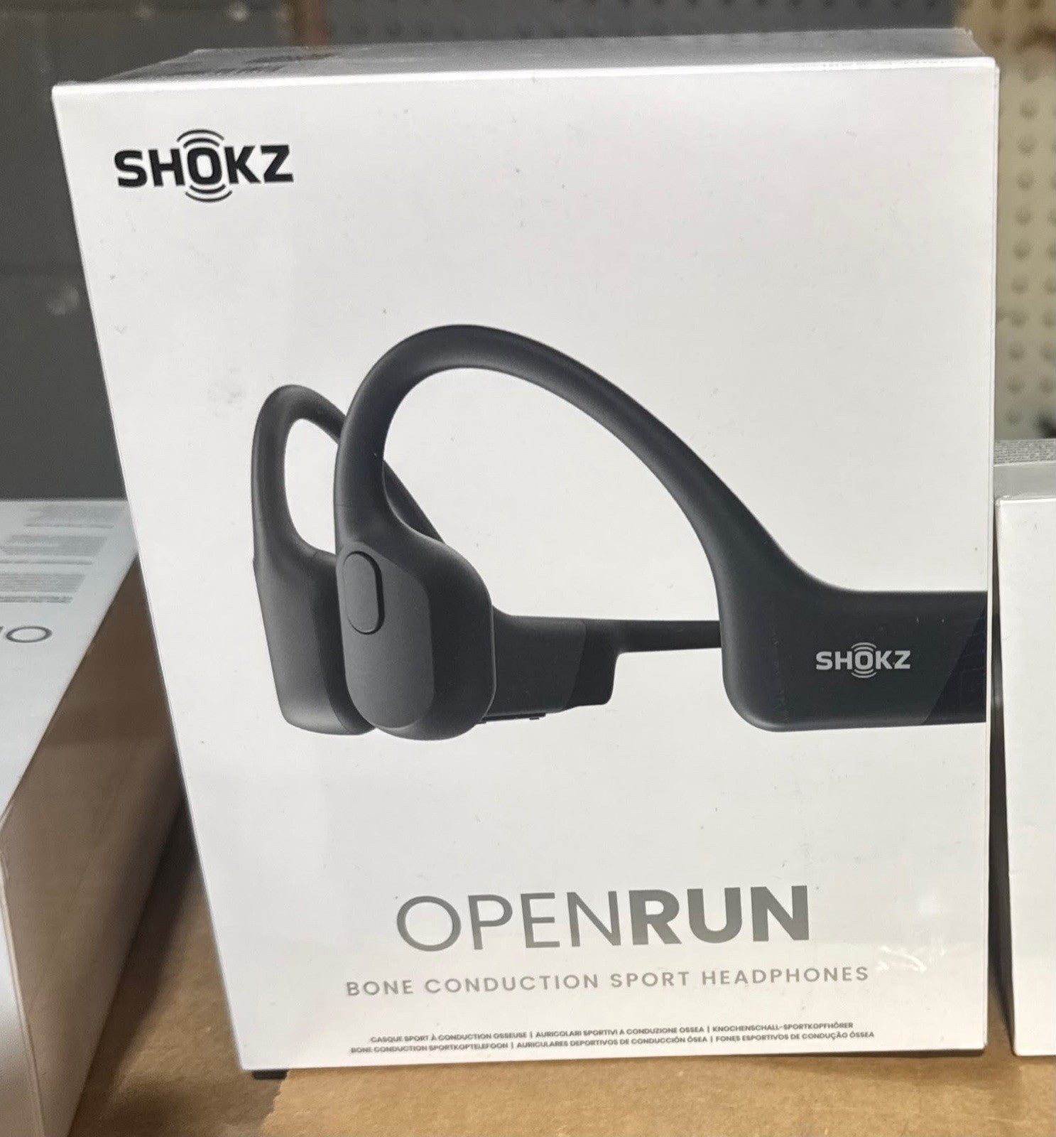 Shokz OpenRun S803 Wireless Sport Headphones - Waterproof IP67 Grey New / Black