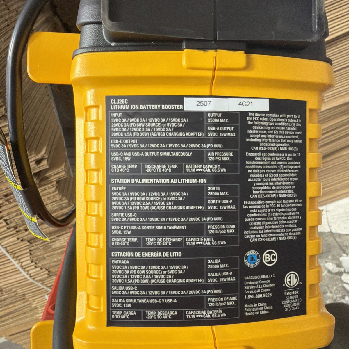 CAT Power Station Jump Starter Air Compressor Inverter