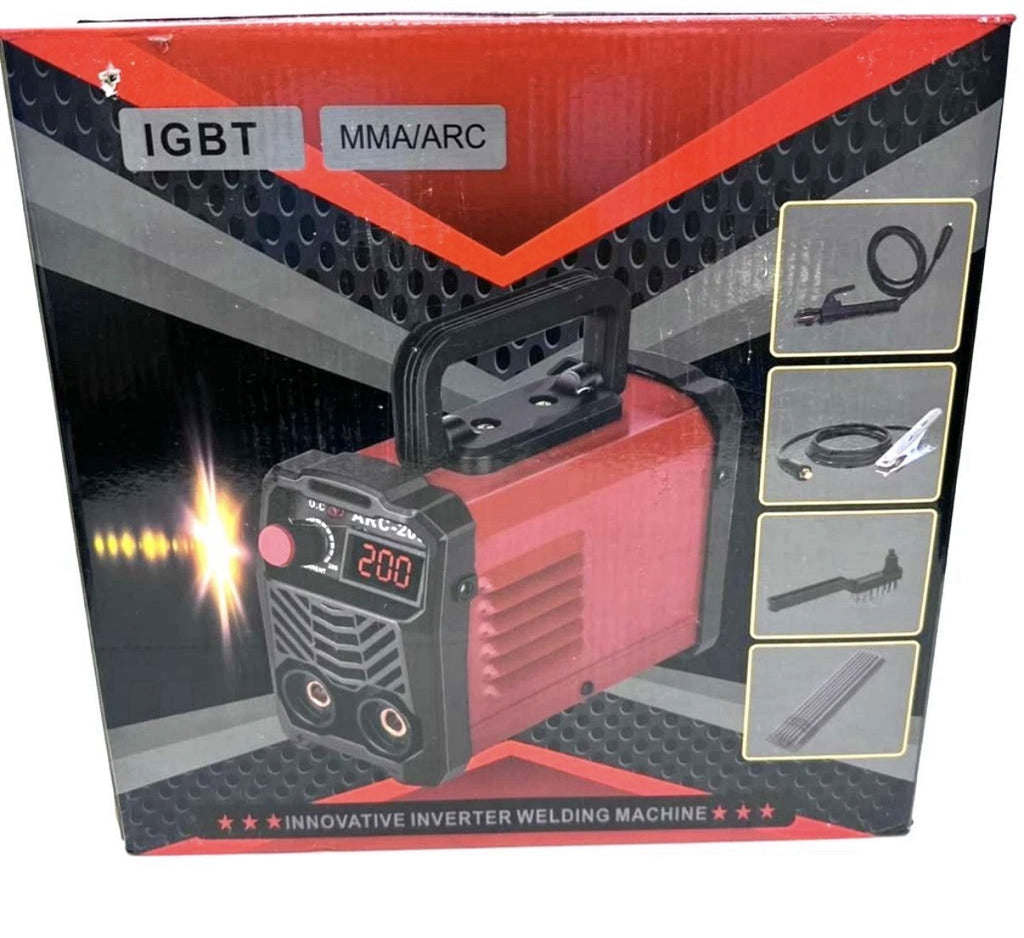 Hpoouo 200Amp 20PCS Rods Stick Welder, Super MINI Portable Welding Machine, IGBT