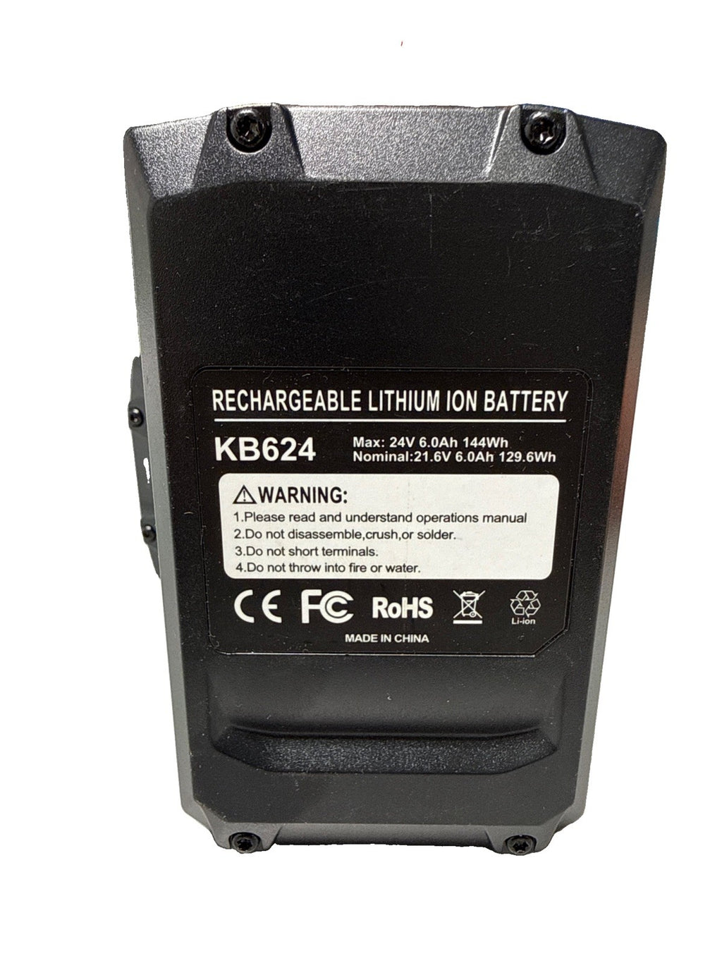 AaveYouMore 2Packs 24V 6.0Ah Replacement for Kobalt 24V Battery KB624-03 KB52