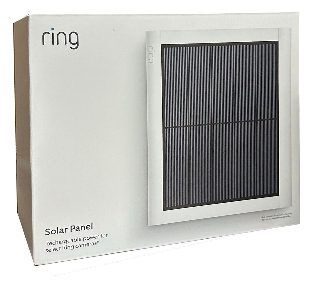 Ring 2nd Generation 4W Solar Panel for Select Ring Security Cameras-White