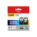 Genuine Canon Complete Set of Ink - 260 Black/261 Color Ink Cartridges 