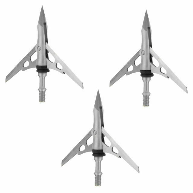 RAGE HYPODERMIC NC (NO COLLAR) 100 GRAIN BROADHEADS 3-PACK (TDW032366)